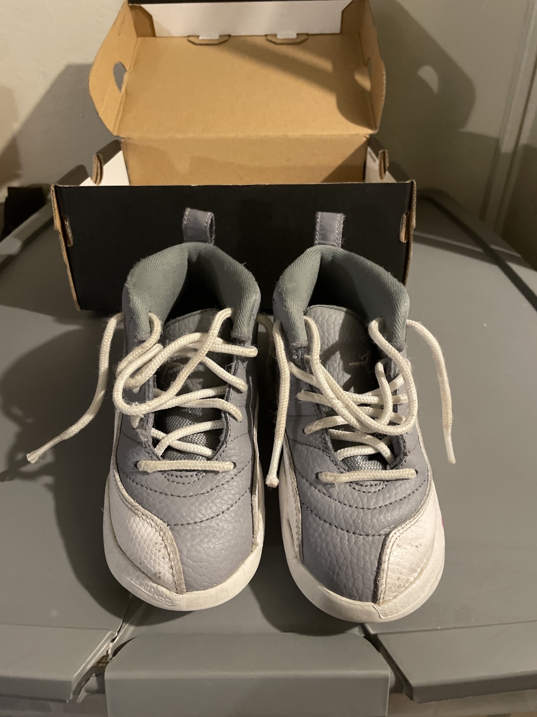 Gray Toddler Jordan Shoes Size 8C
