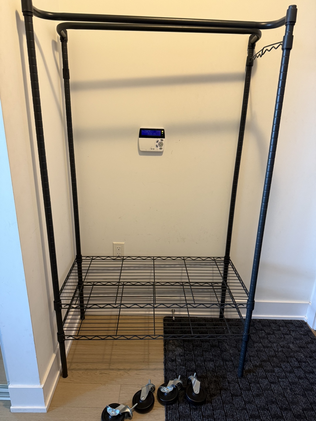 Garment Rack with Shoe Storage