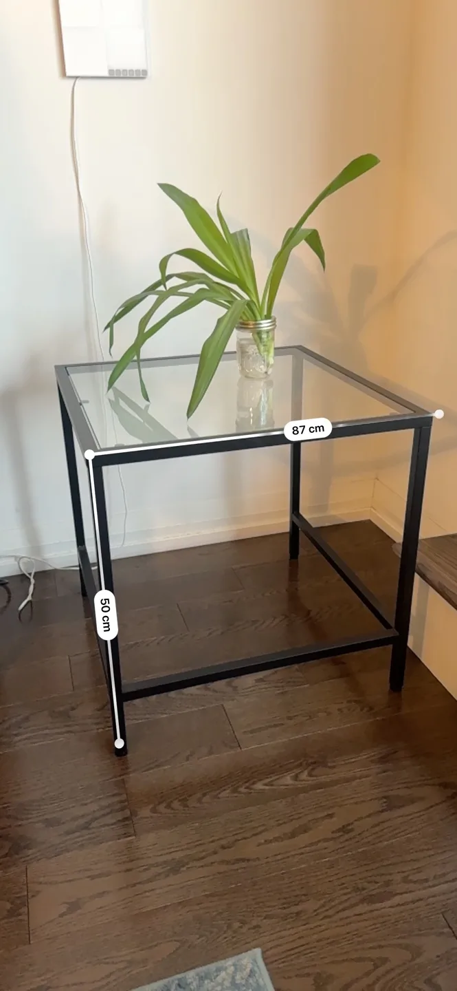 IKEA Table - Black/Glass image indicator(5)