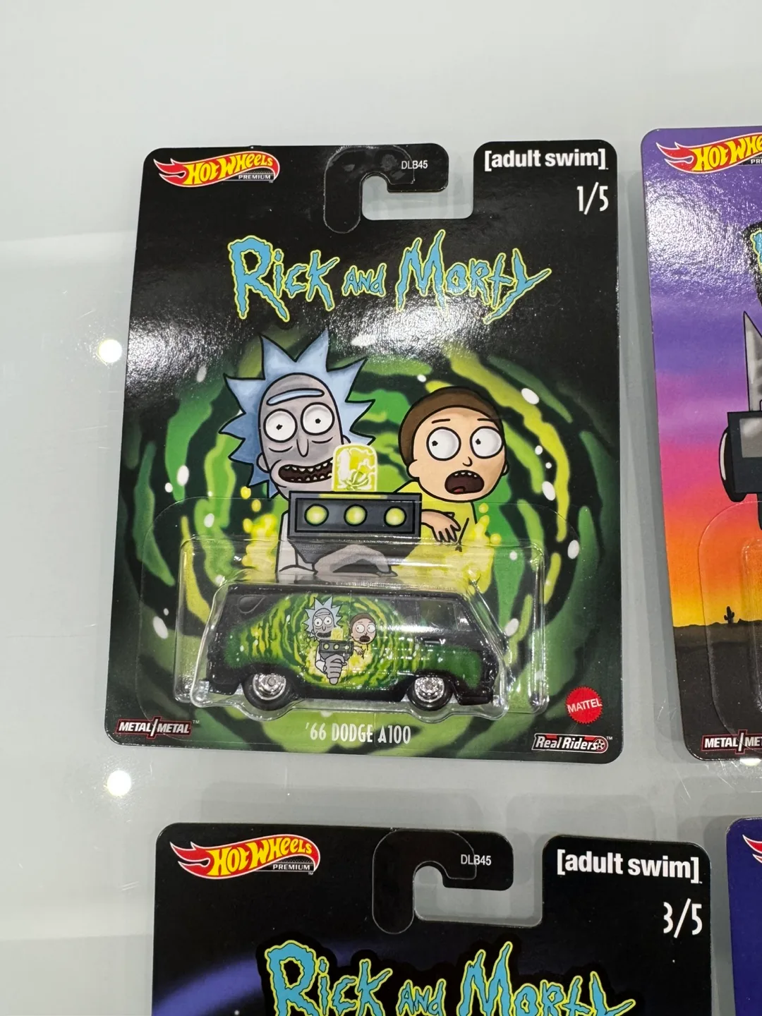 HOT WHEELS RICK AND MORTY FULL SET 2020 VW DRAG BUS T1 PANEL image indicator(2)