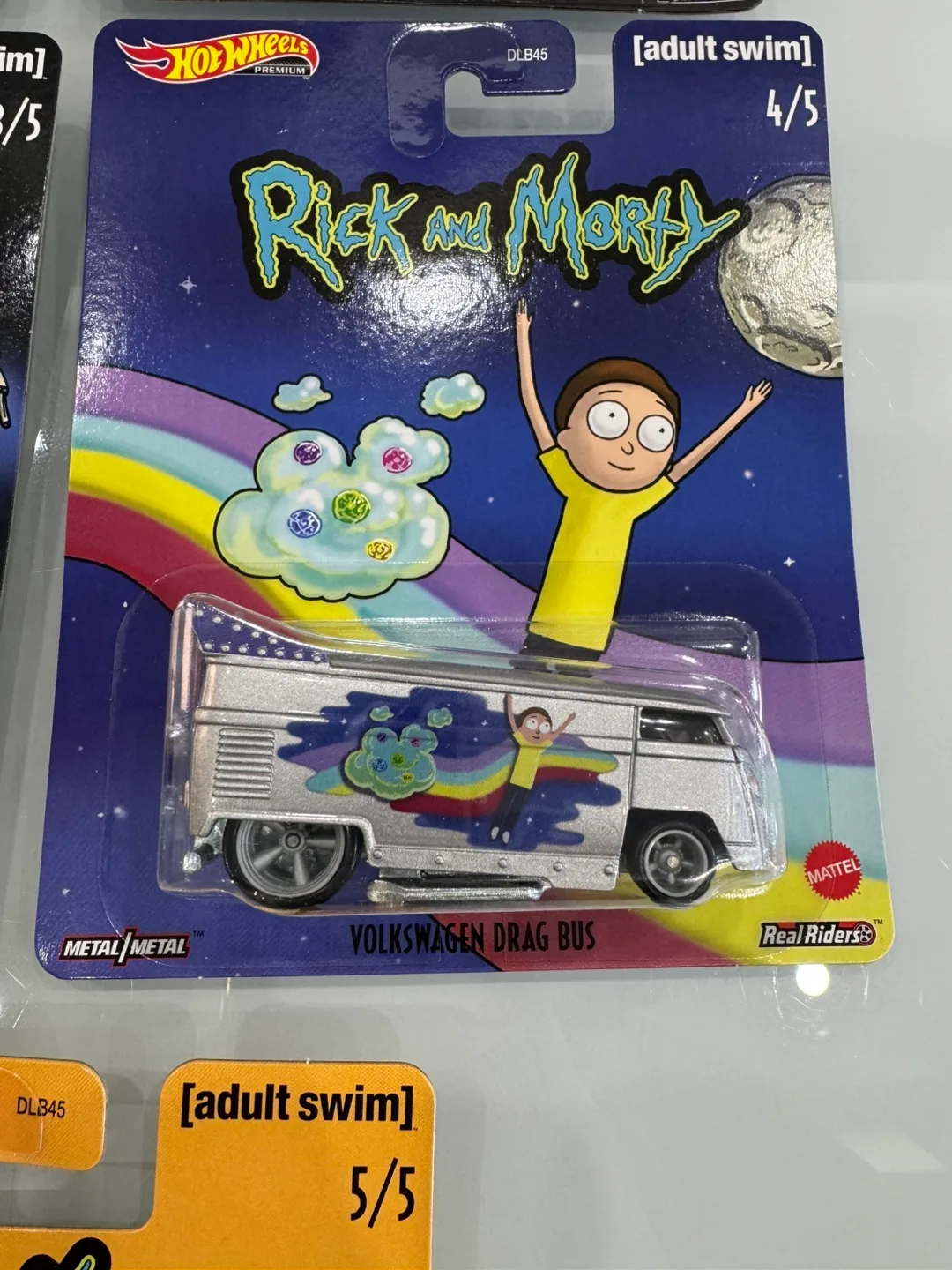 HOT WHEELS RICK AND MORTY FULL SET 2020 VW DRAG BUS T1 PANEL image indicator(5)