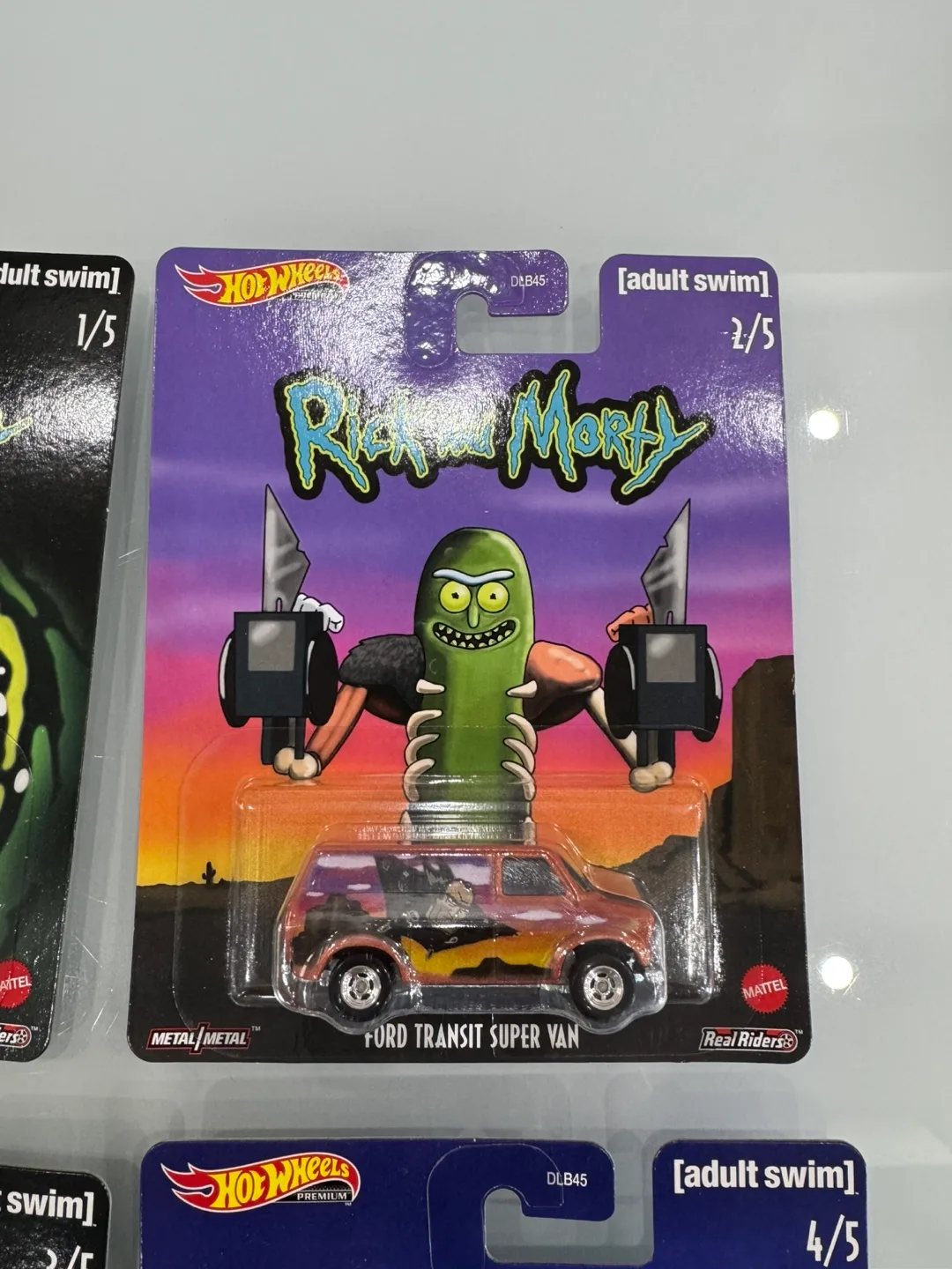 HOT WHEELS RICK AND MORTY FULL SET 2020 VW DRAG BUS T1 PANEL image indicator(3)