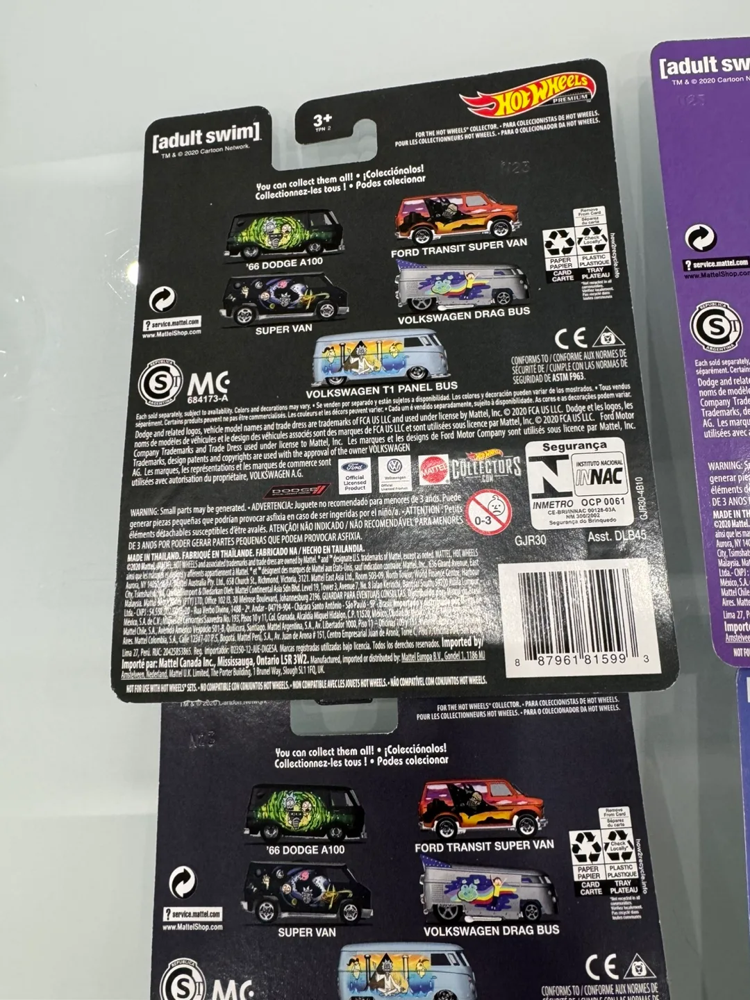 HOT WHEELS RICK AND MORTY FULL SET 2020 VW DRAG BUS T1 PANEL image indicator(8)
