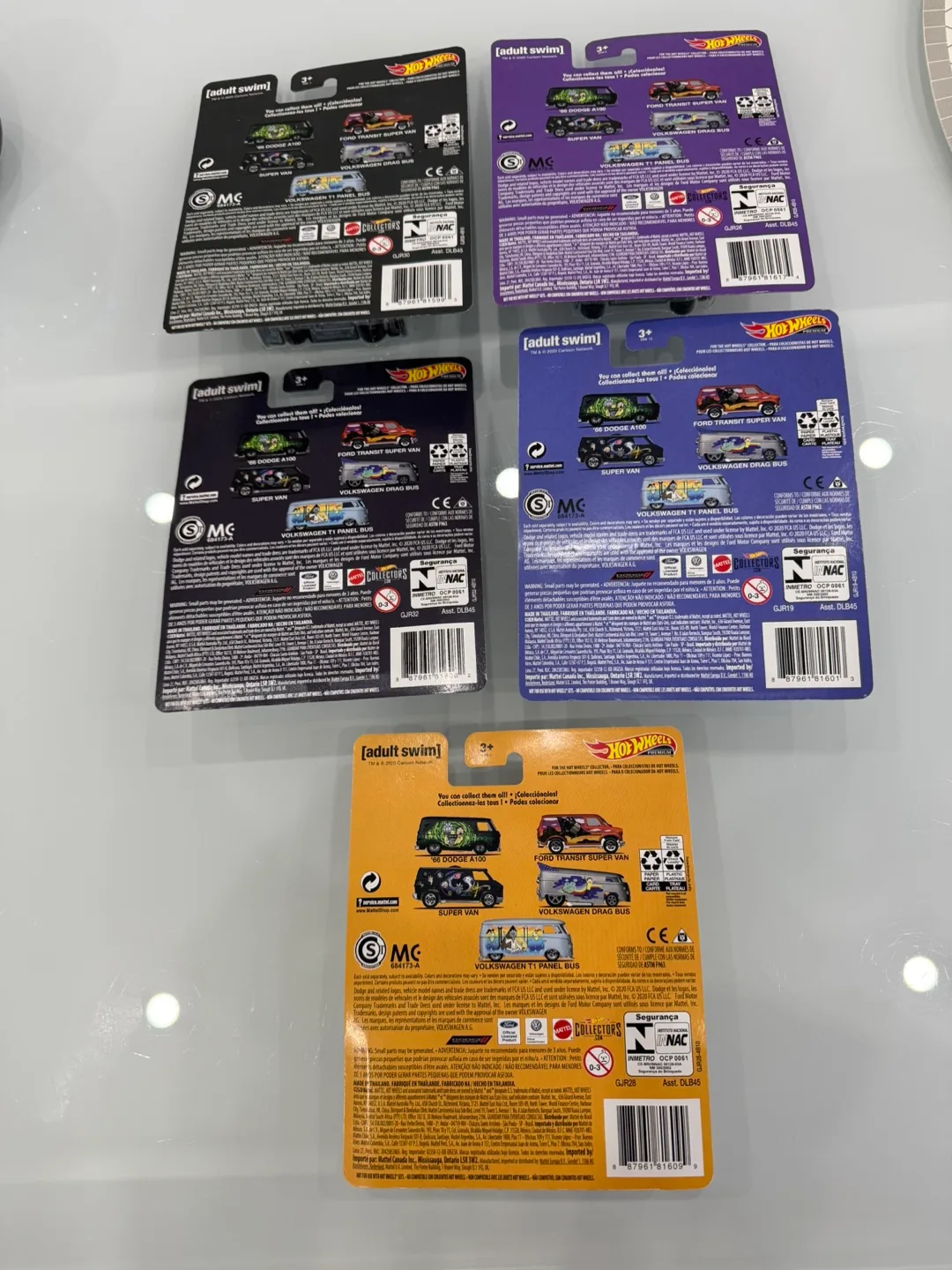 HOT WHEELS RICK AND MORTY FULL SET 2020 VW DRAG BUS T1 PANEL image indicator(7)