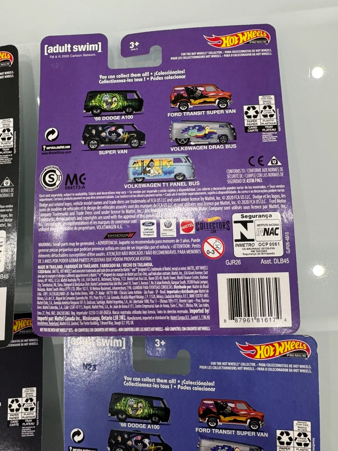 HOT WHEELS RICK AND MORTY FULL SET 2020 VW DRAG BUS T1 PANEL image indicator(9)