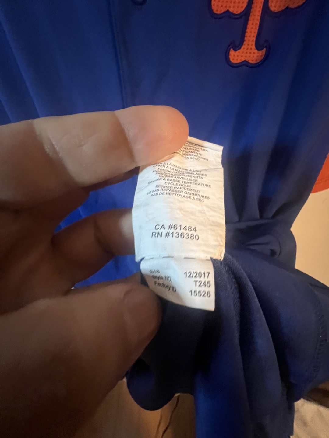 New York Mets Majestic MLB  Jersey, Size 2XL - photo 5