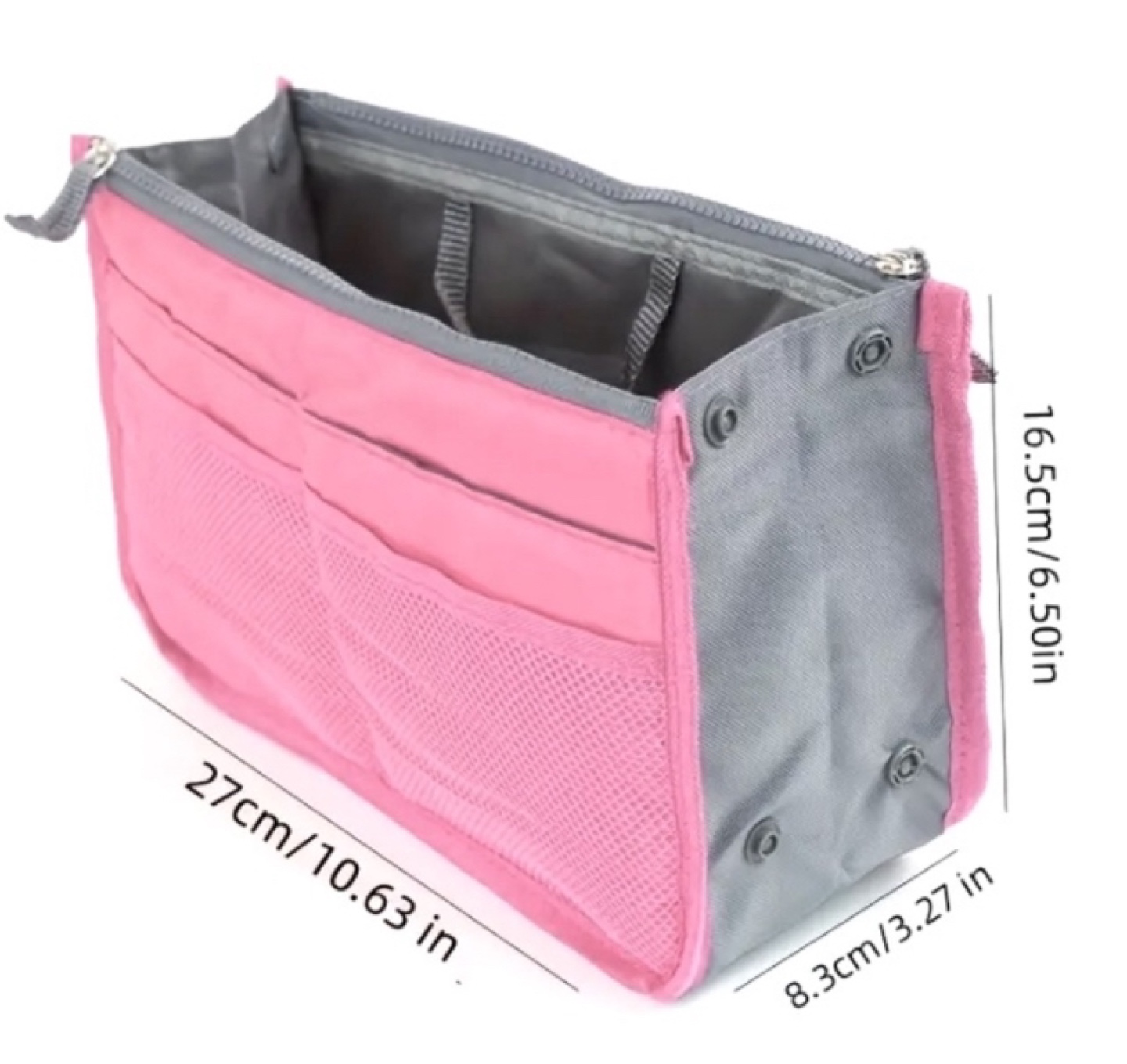 Pink Travel Handbag Organizer