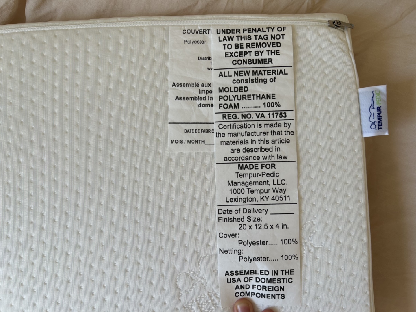 Tempur-Pedic Neck Pillow, small profile - photo 4