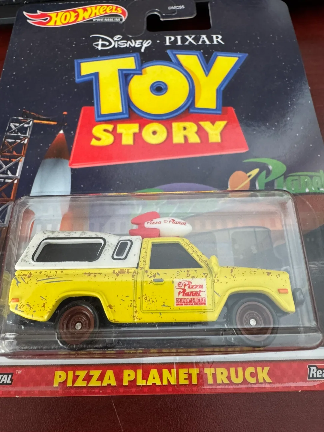 HOT WHEELS PREMIUM DISNEY PIXAR TOY STORY PIZZA PLANET TRUCK MIN image indicator(3)