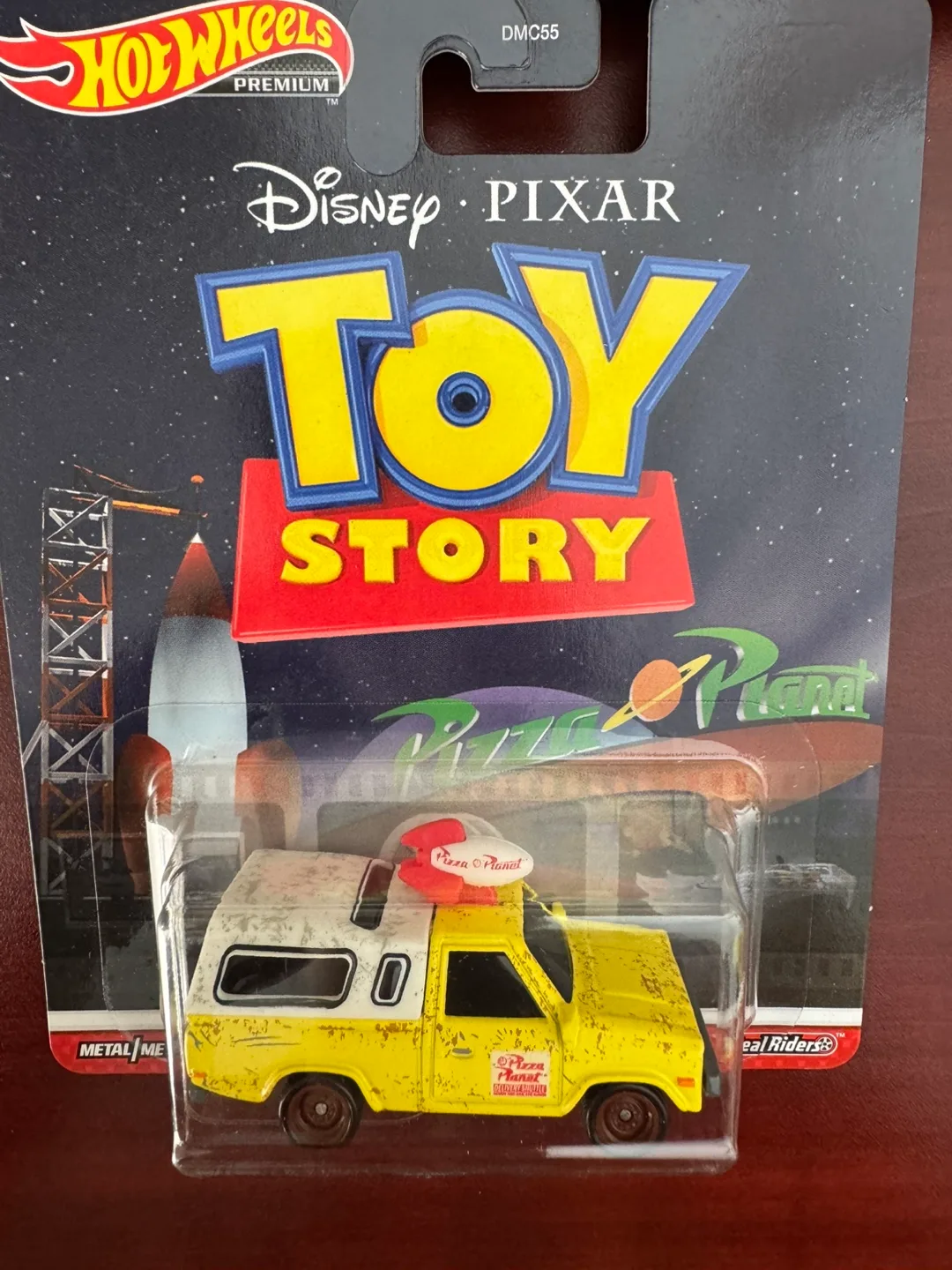 HOT WHEELS PREMIUM DISNEY PIXAR TOY STORY PIZZA PLANET TRUCK MIN image indicator(2)