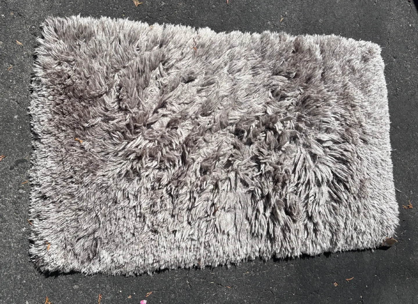 Grey Shag Rug - ELLE DECOR brand (48” x 30”) image indicator(2)