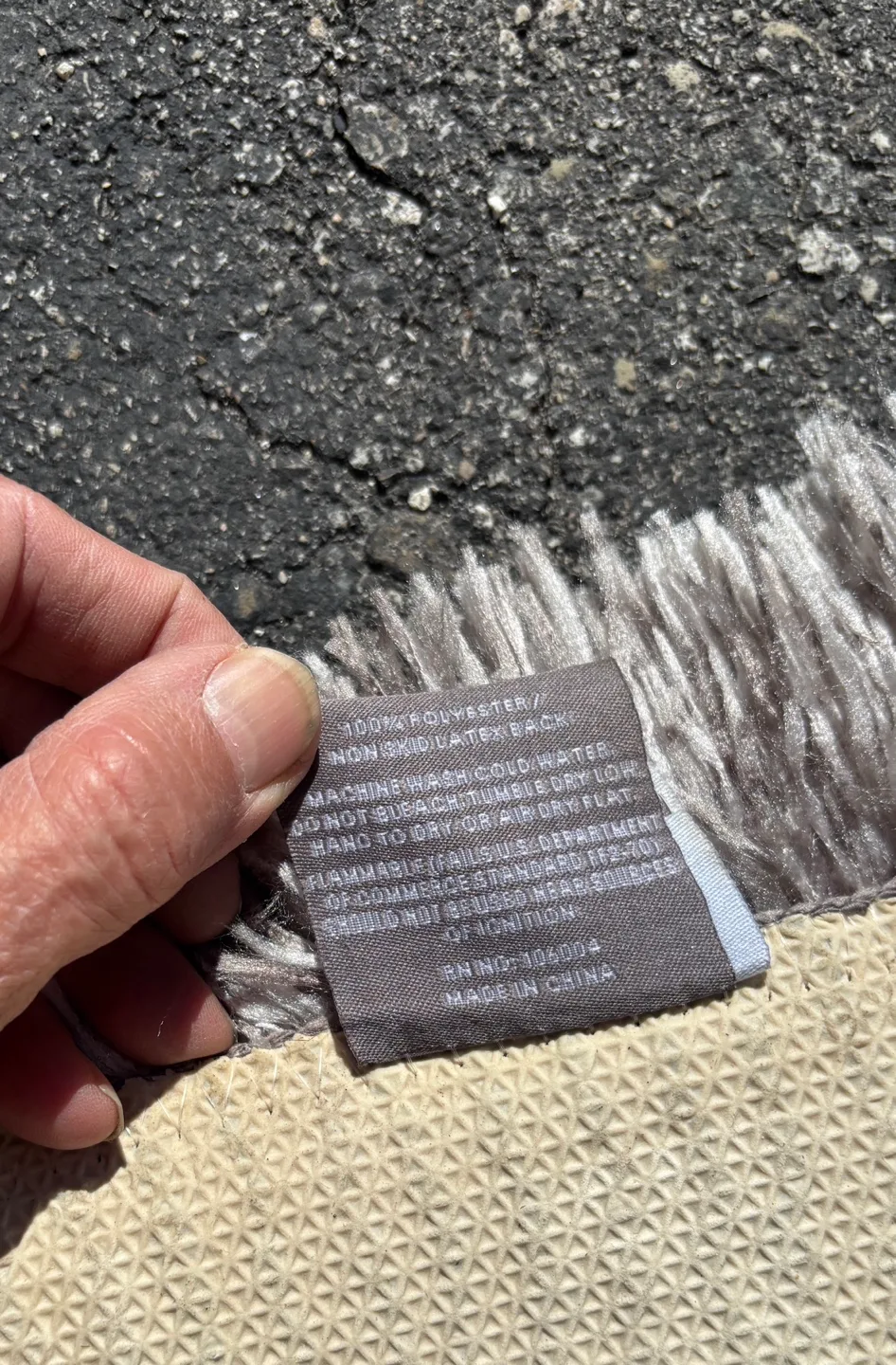 Grey Shag Rug - ELLE DECOR brand (48” x 30”) image indicator(5)