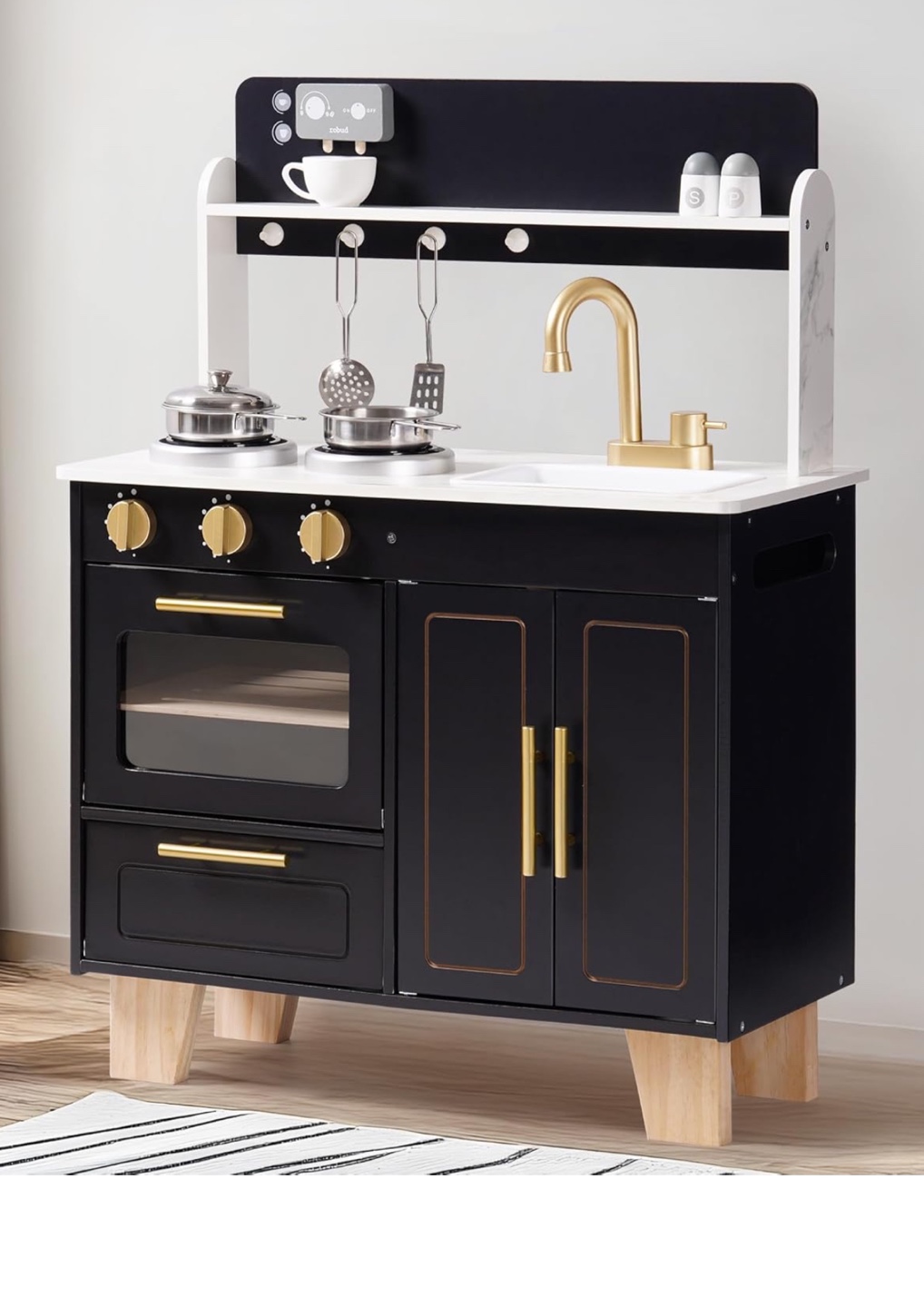 Brand new ROBUD Play Kitchen Set still in its original box.