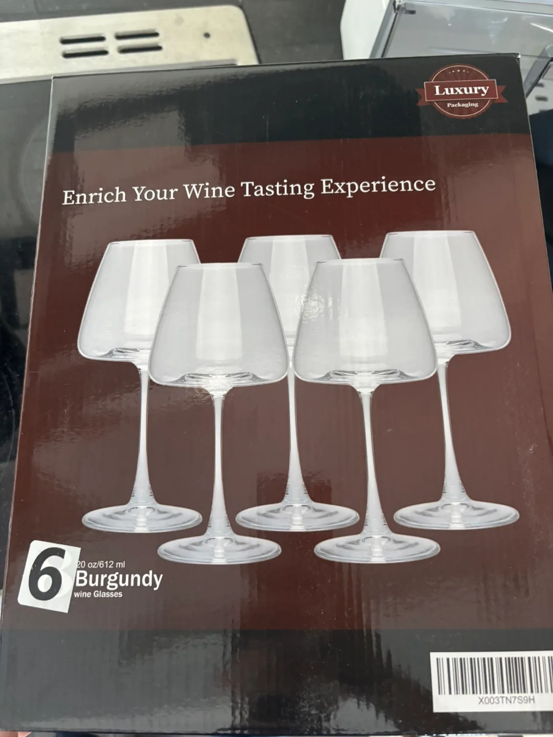 Set of 10 Burgundy Wine Glasses image indicator(2)