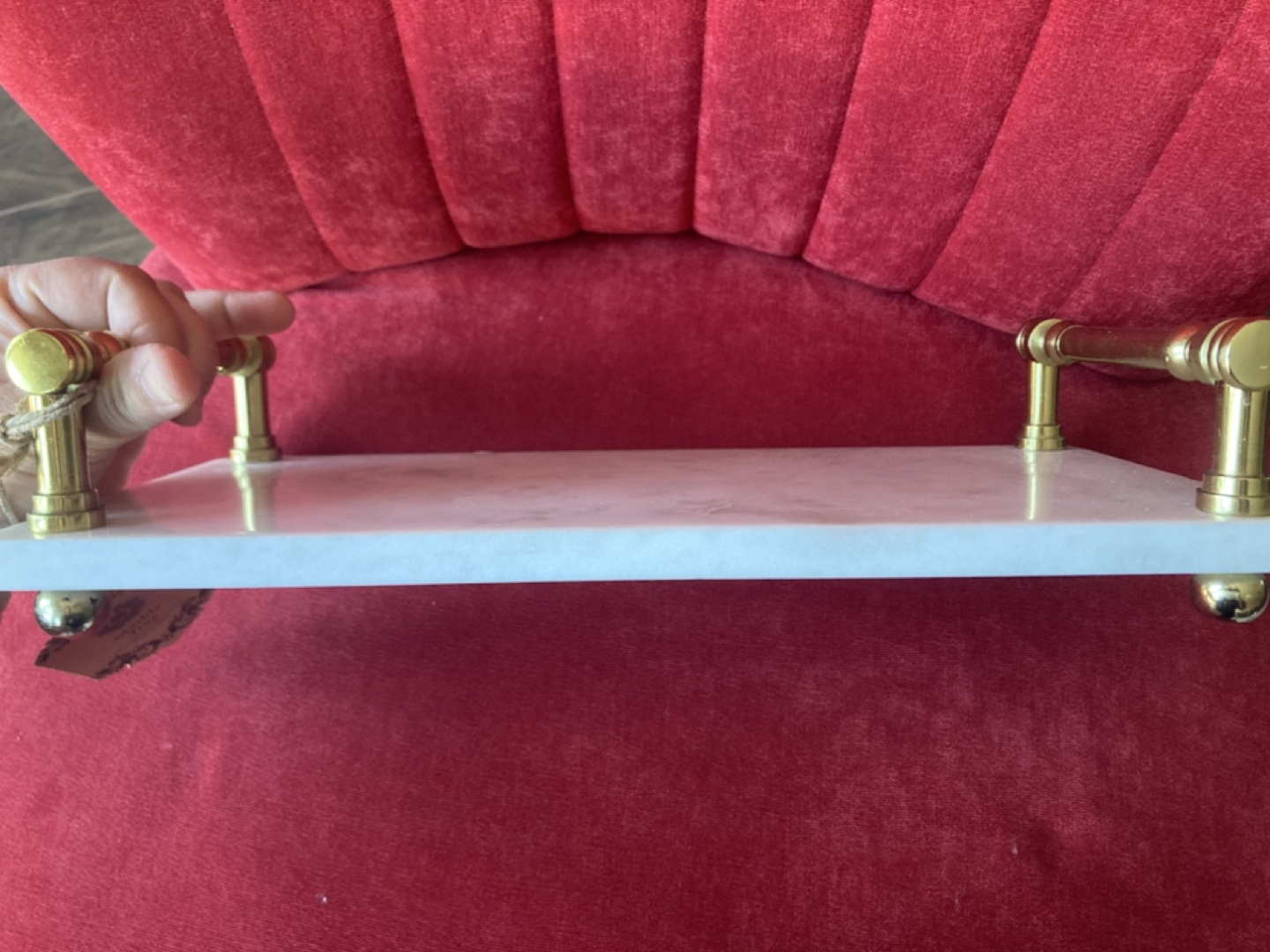 Marble Tray with Gold Handles‼️Take the decor FREE‼️‼️ - photo 3