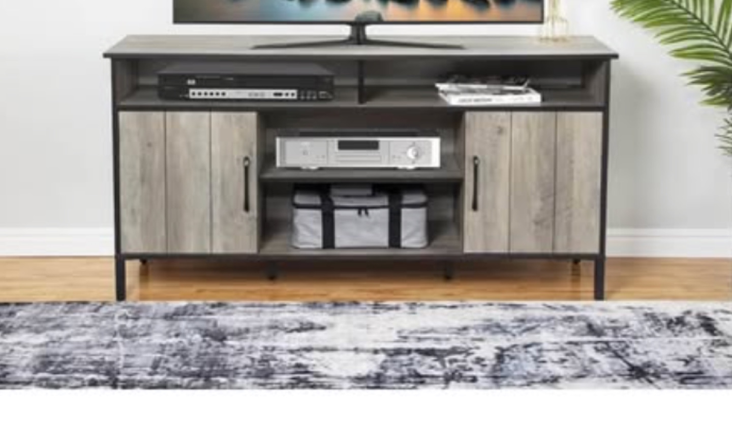 Modern Farmhouse TV Stand Media Console