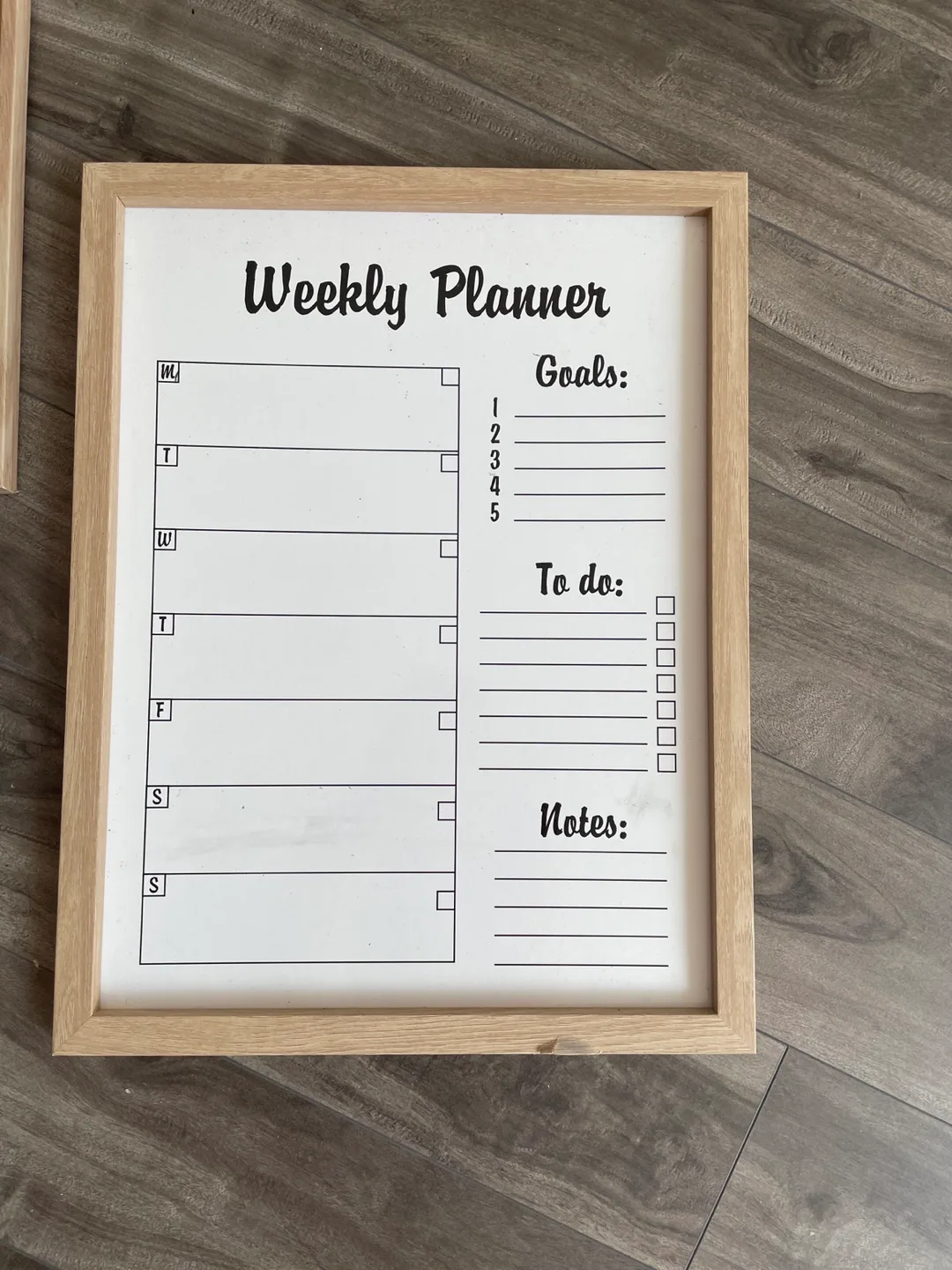 Weekly Planner Set: Photo Frame, Dry Erase Board & Schedule Pad thumbnail