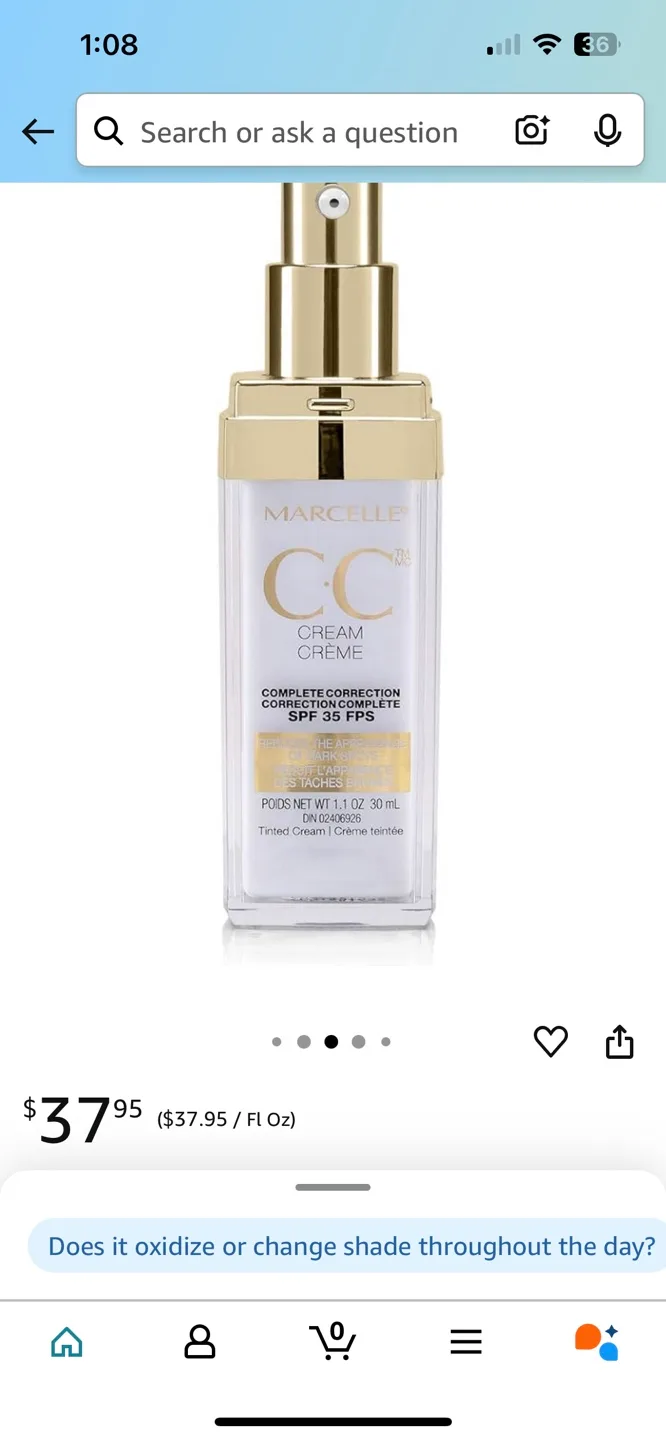 Marcelle CC Cream Crème SPF 35 - Medium image indicator(5)