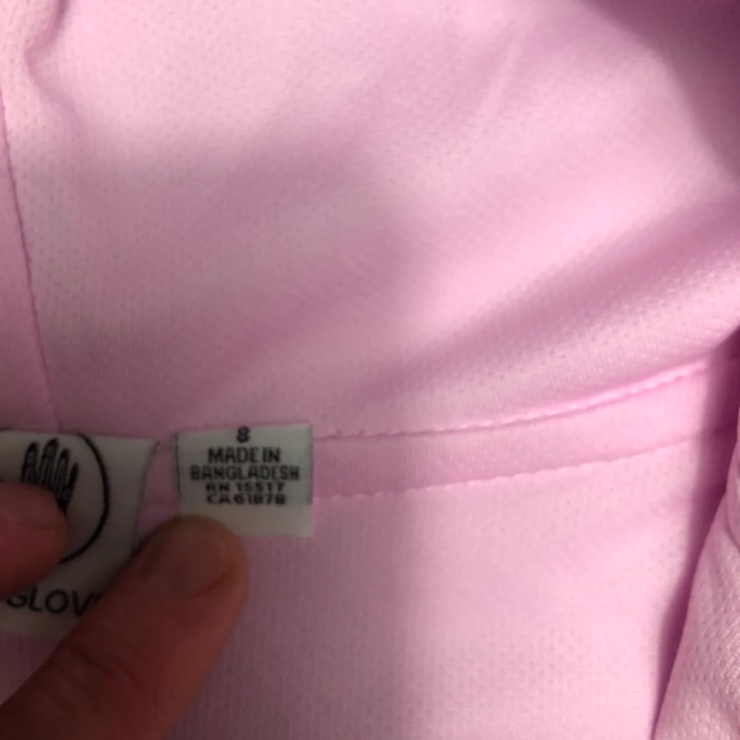 Girls' Size 8 Body Glove Windbreaker Rain Jacket image indicator(5)