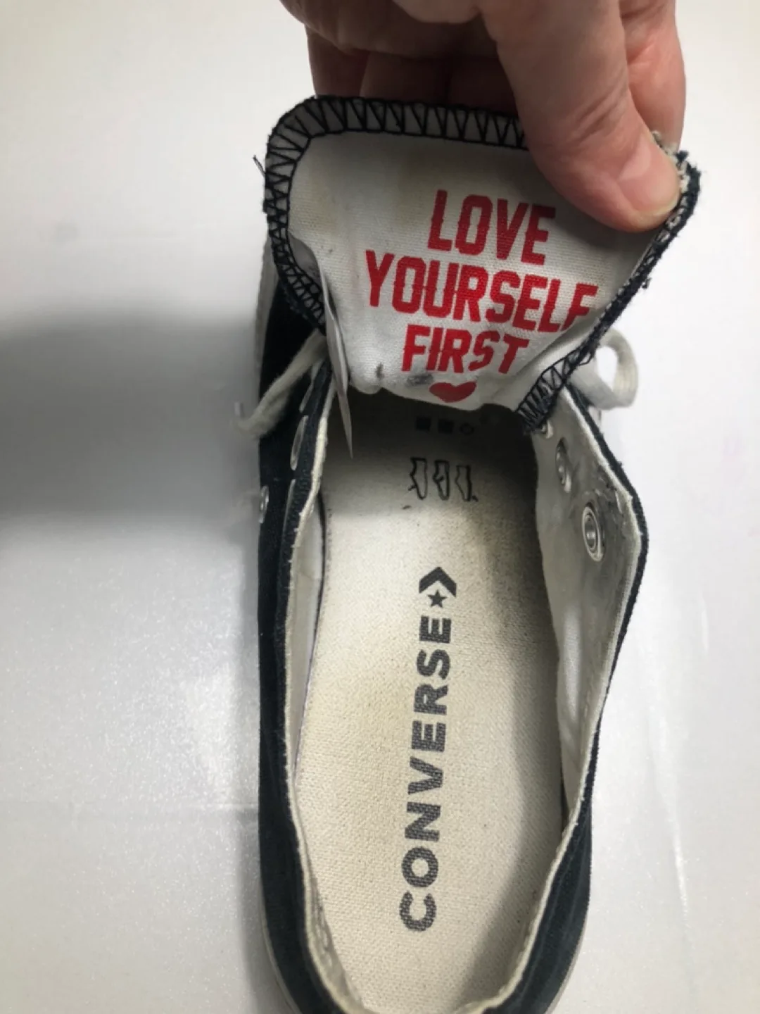 Converse All Star Platform Sneakers - Love Yourself First image indicator(3)