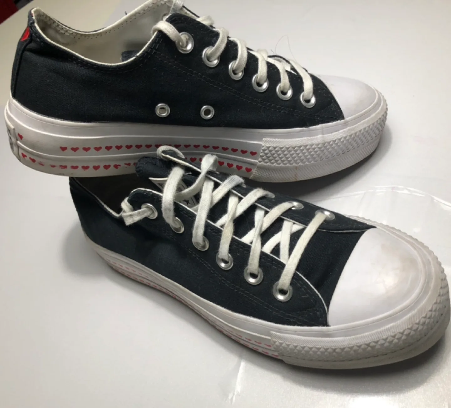 Converse All Star Platform Sneakers - Love Yourself First image indicator(8)