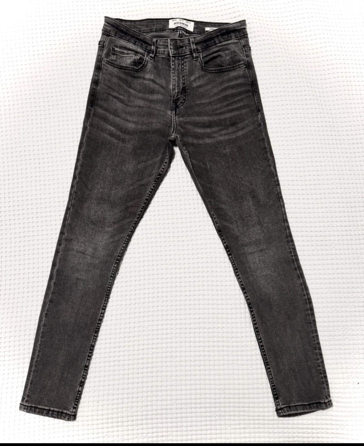 Pull&Bear Men's Grey Skinny Jeans - Size 31 - photo 3