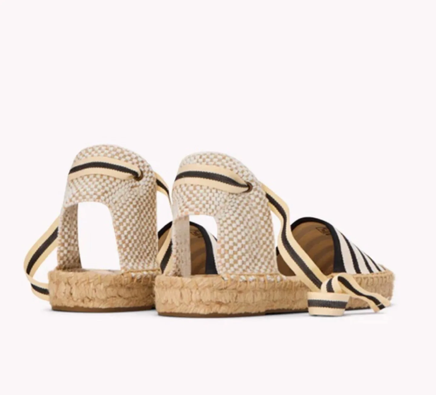 Soludos Espadrille Sandals with Ankle Ties image indicator(4)