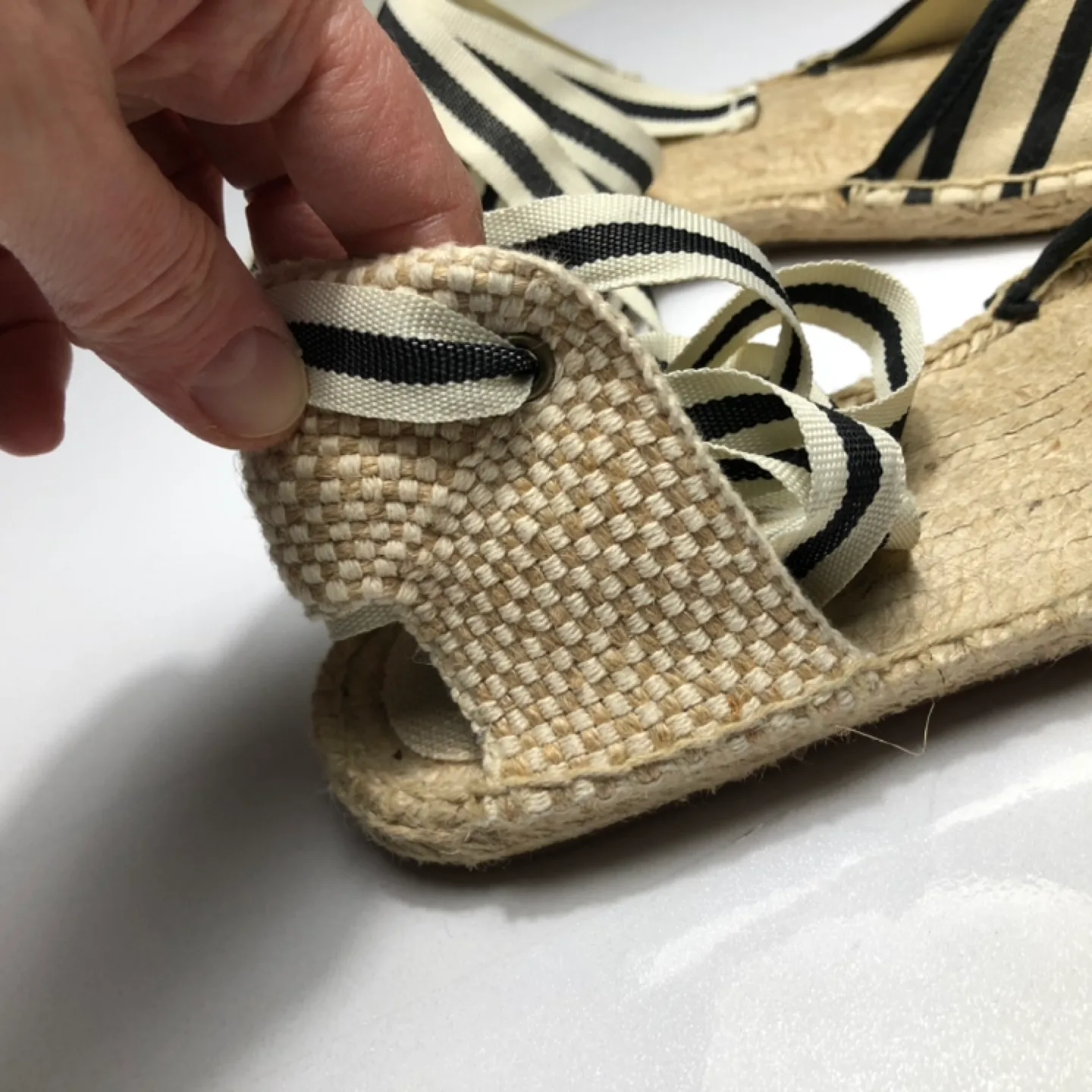 Soludos Espadrille Sandals with Ankle Ties image indicator(8)