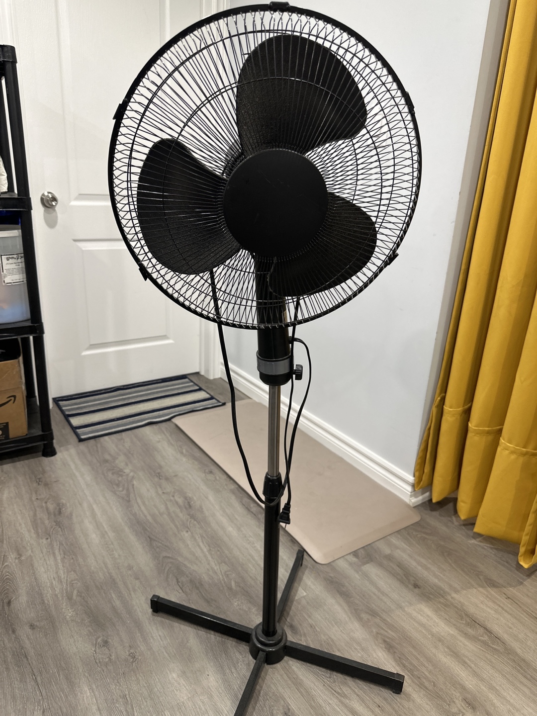 Black Stand Fan