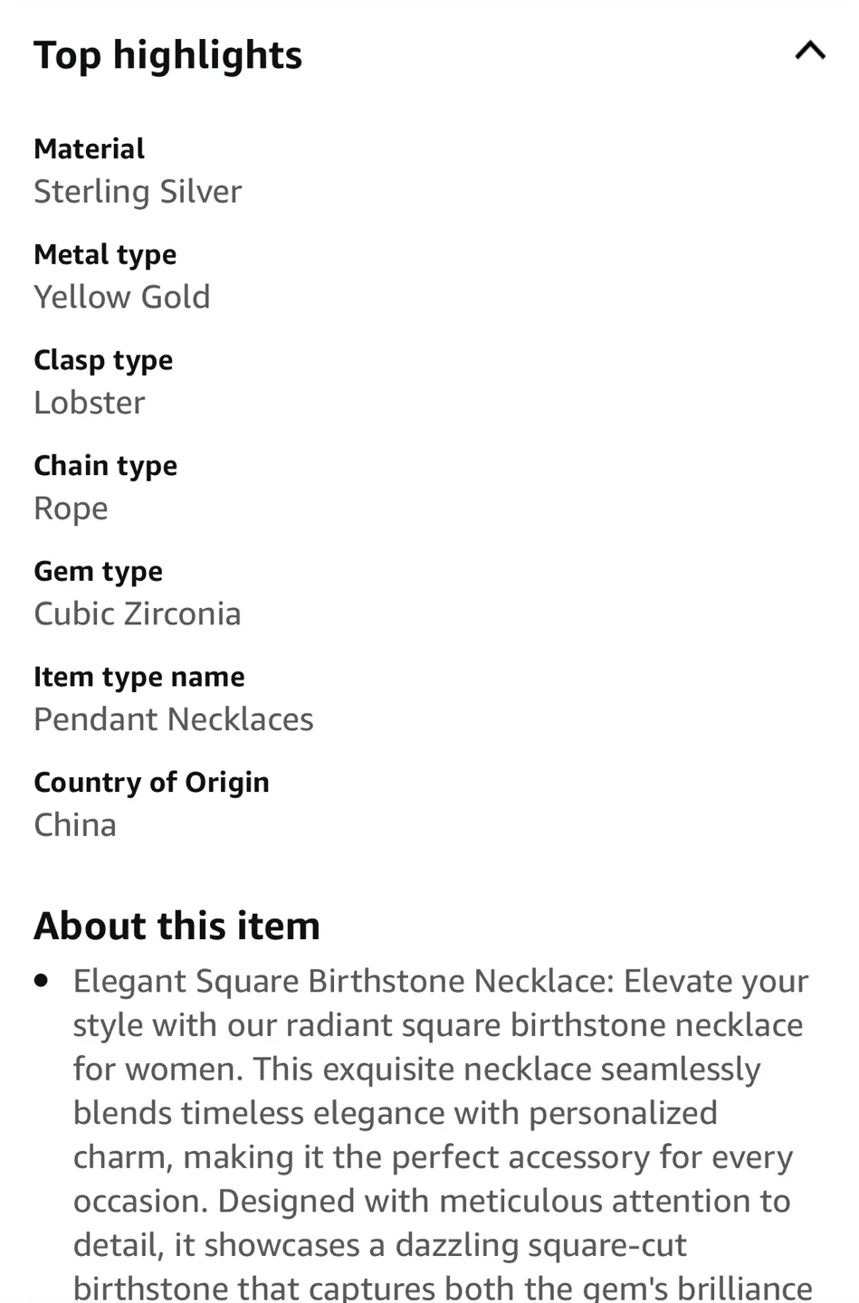 Blue Topaz & Cubic Zirconia Pendant Necklace image indicator(5)