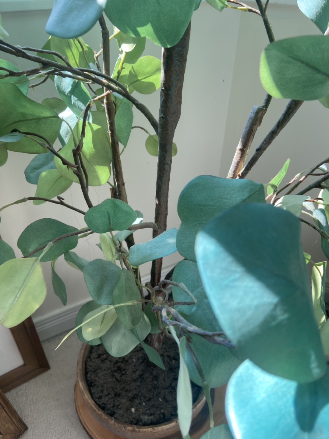 Large Fake Plant in Pot - photo 2
