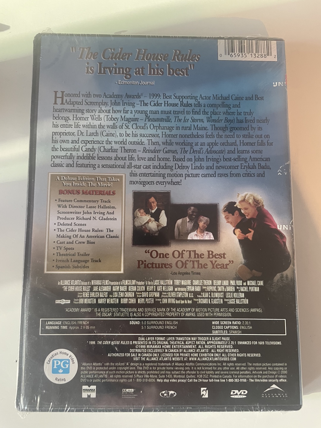 The Cider House Rules DVD movie - #freecycle - photo 2