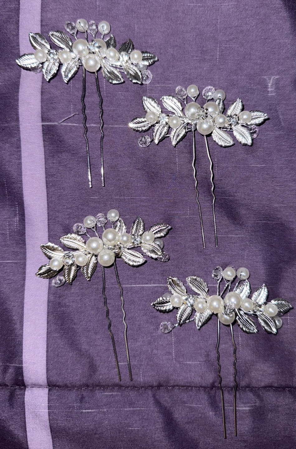 Bridal Hair Pieces (4 pins)