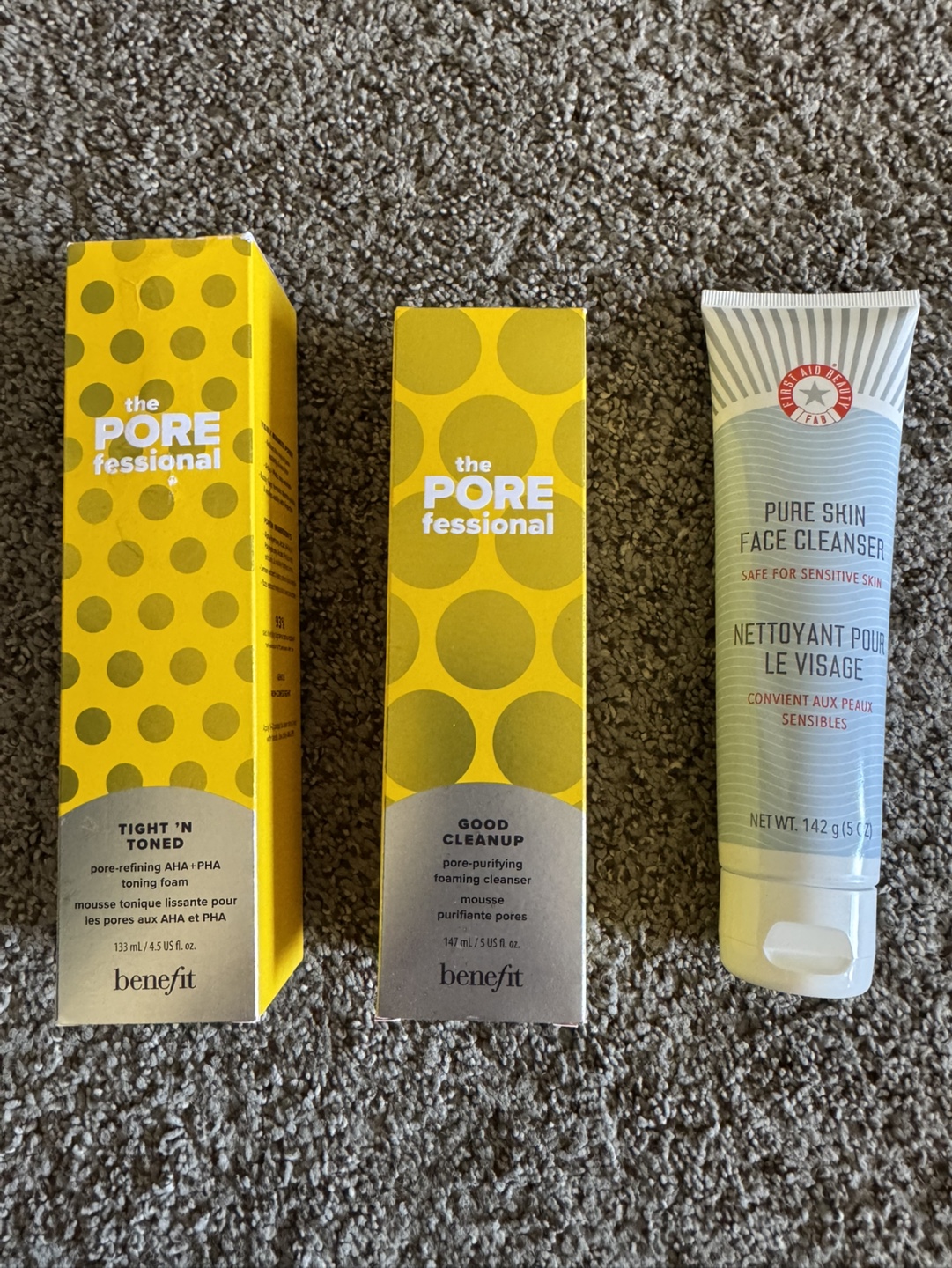 Benefit Pore Fessional Set + First Aid Beauty Cleanser