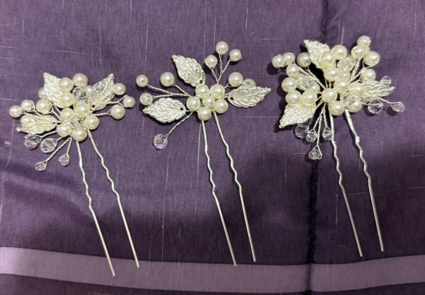 Bridal Hair Pieces (3 pins)