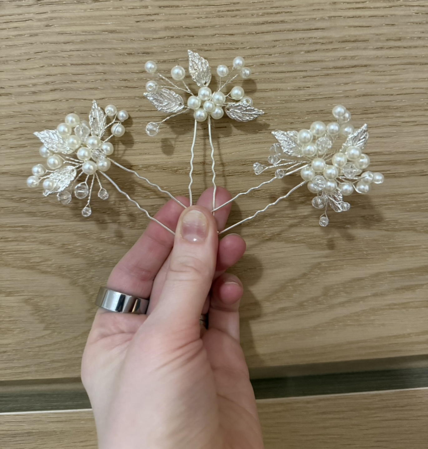 Bridal Hair Pieces (3 pins) - photo 2