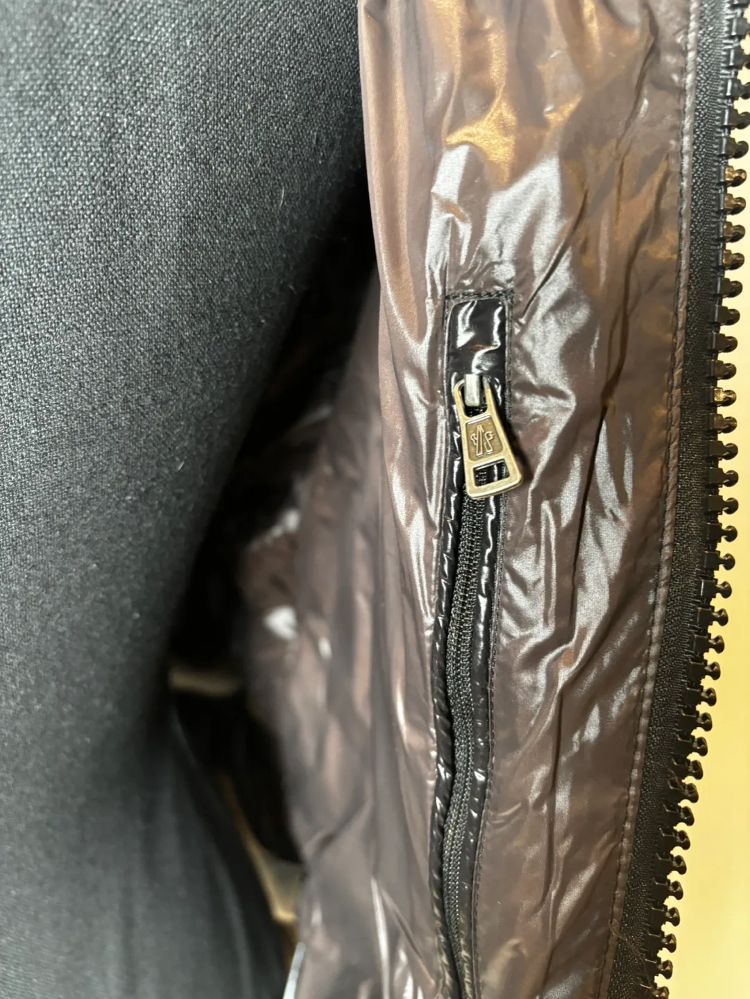 Men's Moncler Black Down Puffer Jacket image indicator(6)