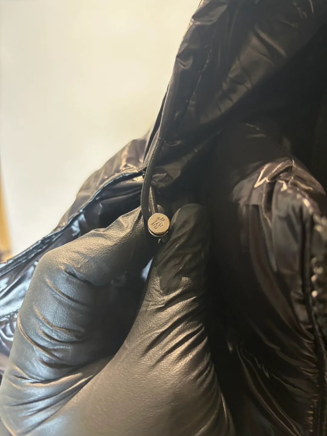 Men's Moncler Black Down Puffer Jacket image indicator(7)