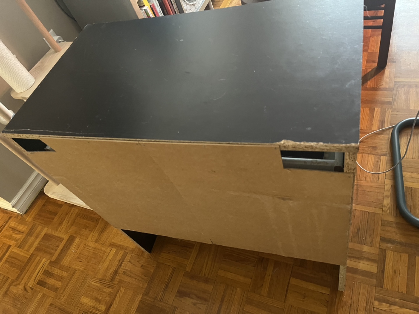 Three-Drawer Chest - Black-Brown - photo 3
