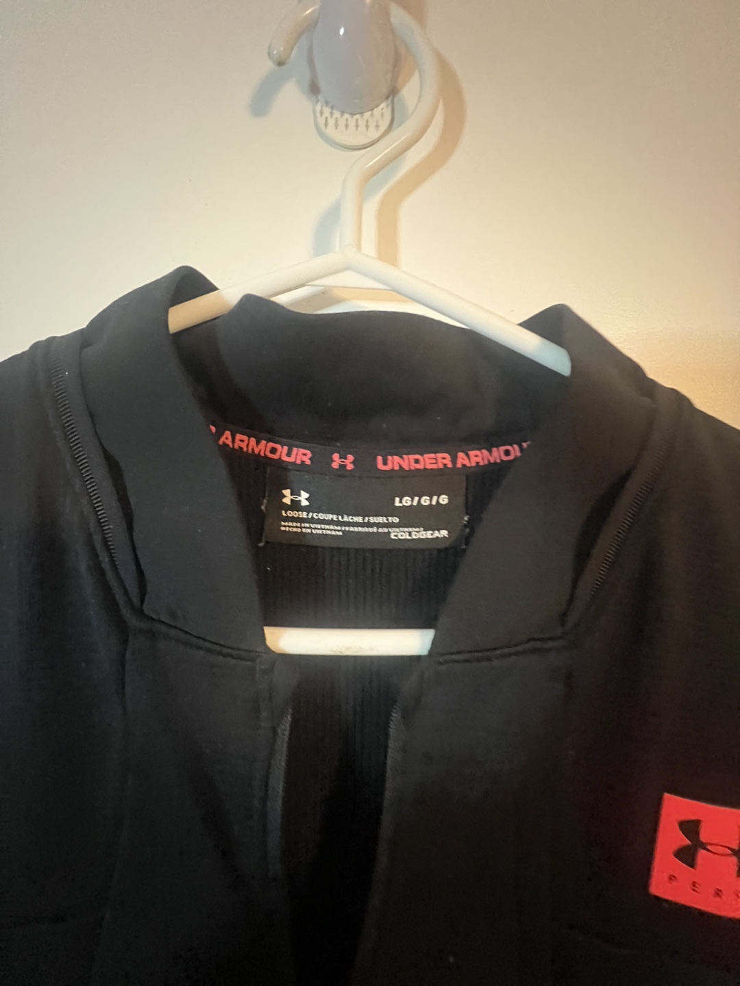 Under Armour Men's Black 1/4  Size Large - photo 2