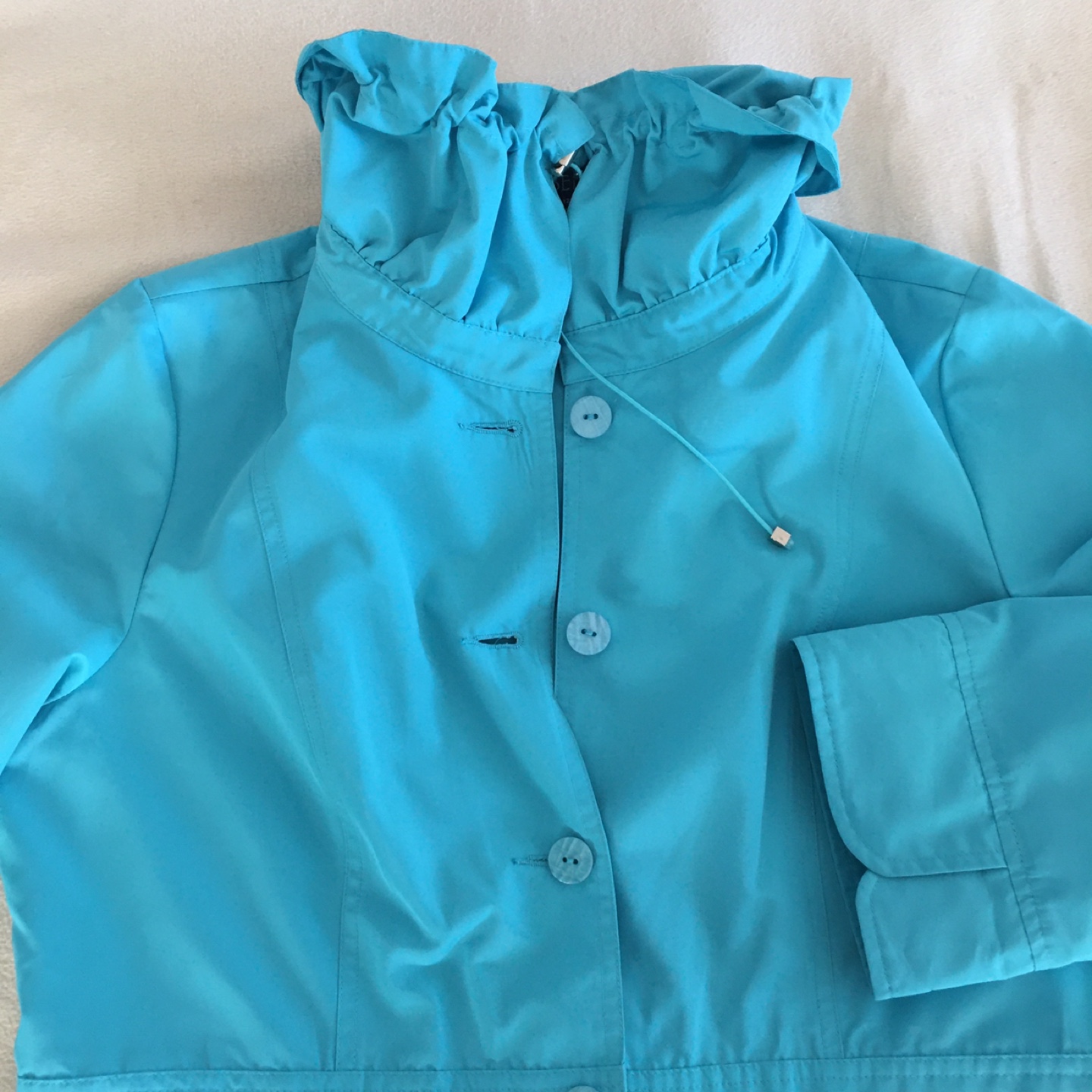 Turquoise TreBella Jacket Size 12 - photo 3