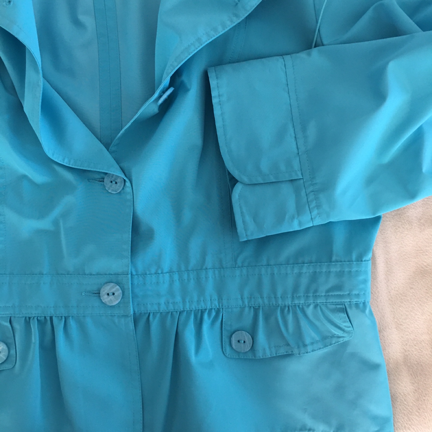 Turquoise TreBella Jacket Size 12 - photo 4