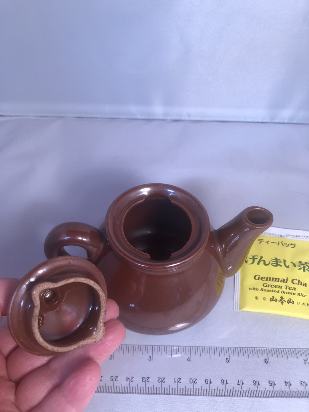 Miniature Brown Glazed Teapot - Japan - photo 5