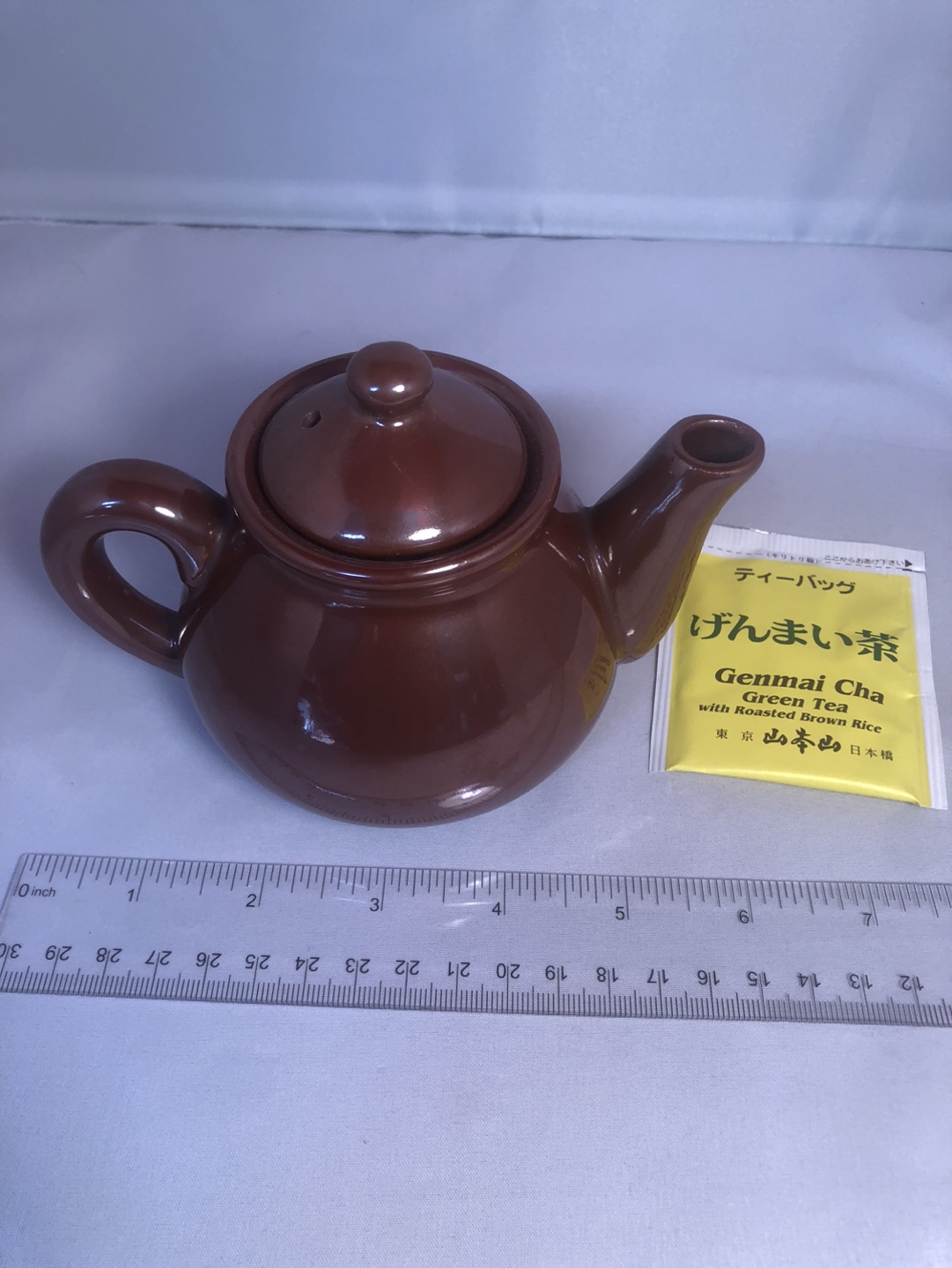 Miniature Brown Glazed Teapot - Japan - photo 2