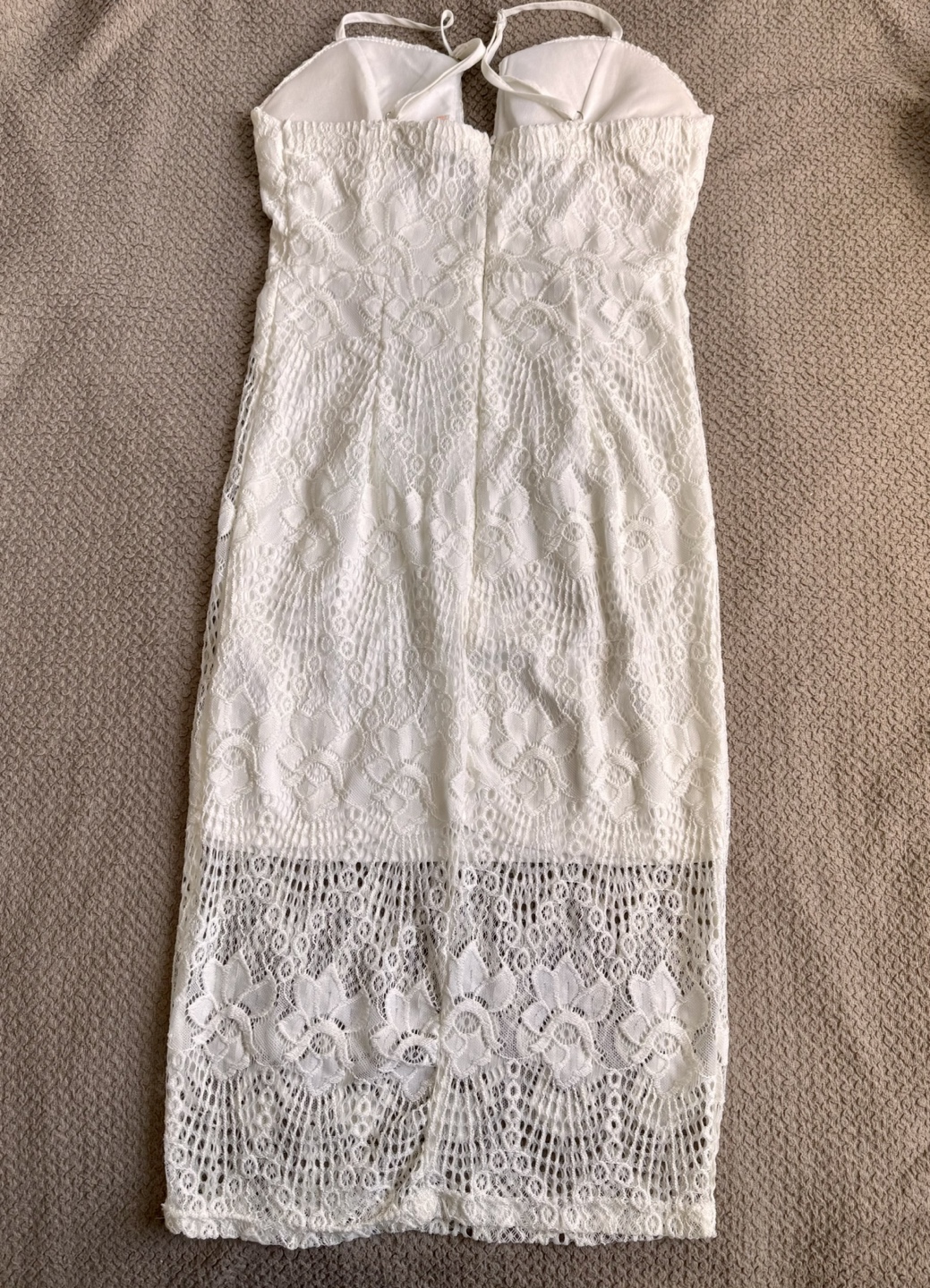 🆕L’atiste by Amy White Lace Dress - Small - photo 2