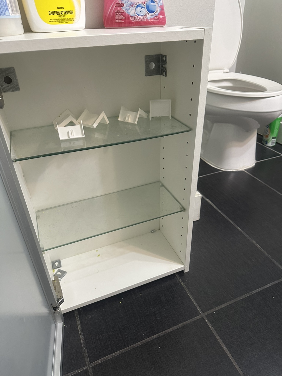 Bathroom Wall Cabinet with Frosted Glass Door - photo 2