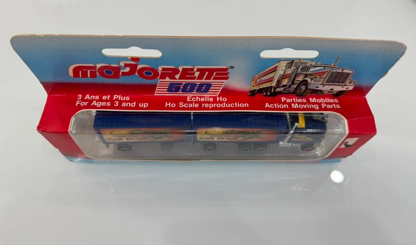 MAJORETTE 600 SERIES #607 HAULER ROAD DRAGON VINTAGE MADE FRANCE image indicator(10)