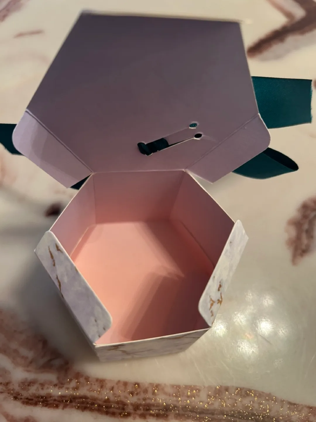 Wedding Favor Boxes - Marble Design image indicator(2)