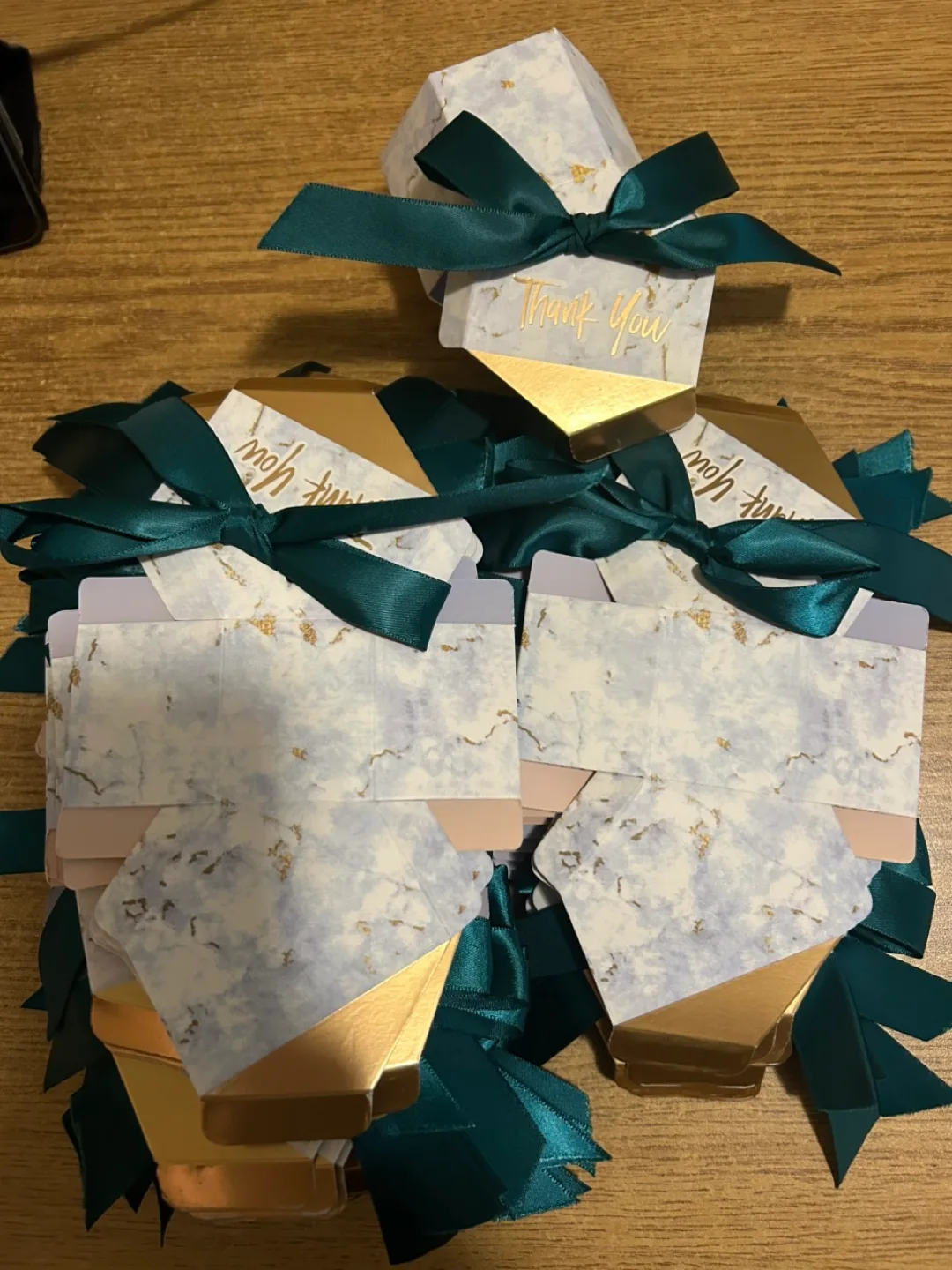 Wedding Favor Boxes - Marble Design image indicator(4)