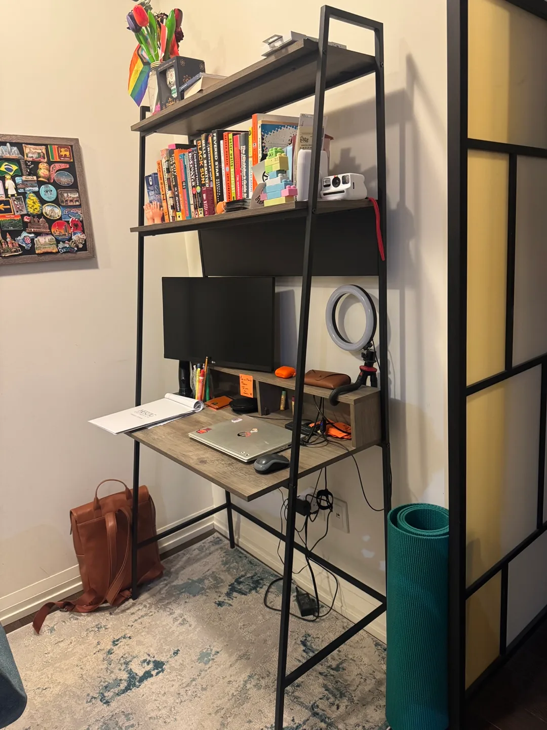 Computer Desk with Shelves image indicator(3)